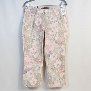 Gloria Vanderbilt Stonewood Wild Blossom Women's Skinny Capri Pants